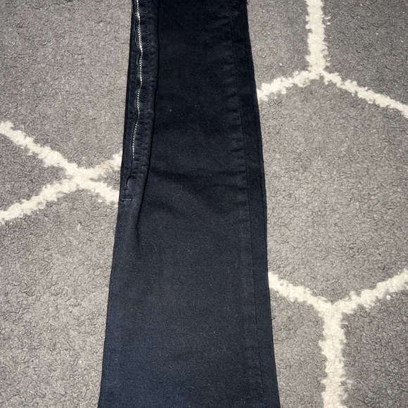 J Brand Women’s Jet Black Zippered Ankle Skinny Jeans Size 24 - Picture 3 of 8